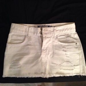 White Mossimo Supply Co Denim Skirt