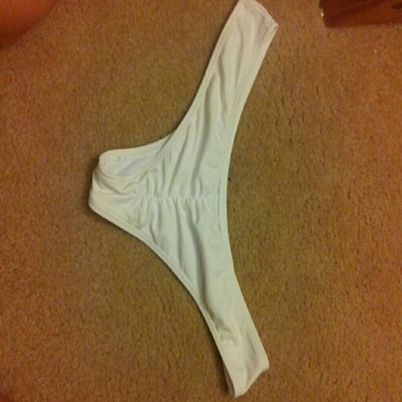 Super Cheeky Bikini Bottoms White