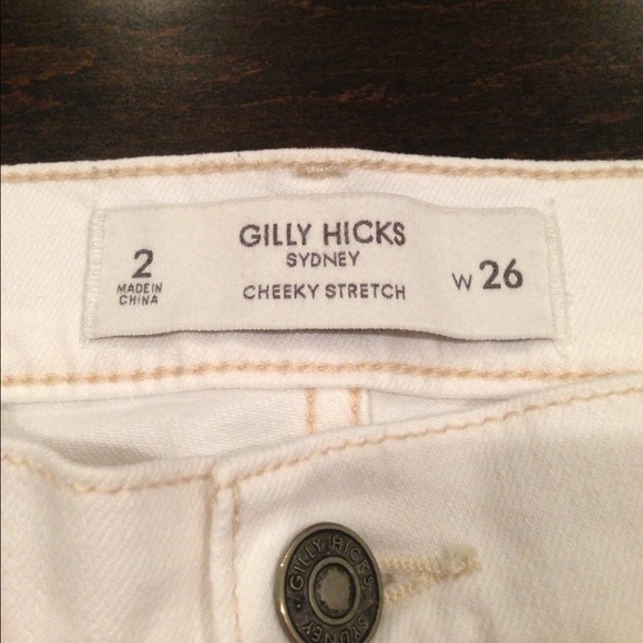 Gilly Hicks White Denim Shorts - Picture 4 of 4