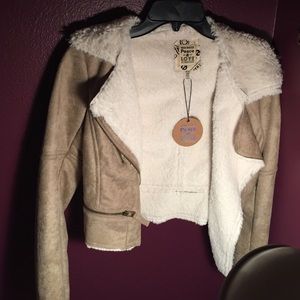 Urban Tan Faux Fur Jacket
