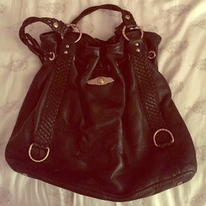 black handbag