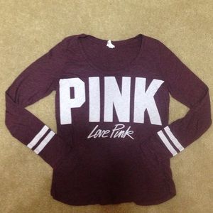 Pink maroon top