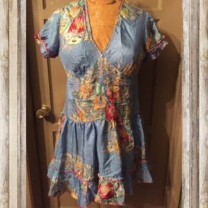 Johnny Was floral type spring dress