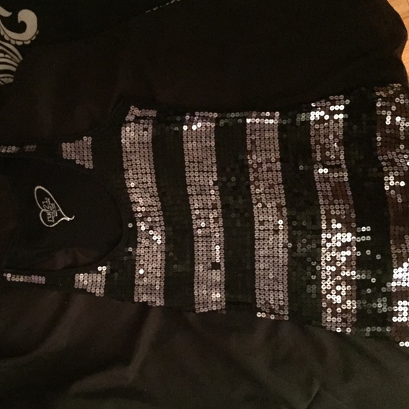 sequin tank top