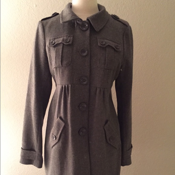 H&M Gray Trench Coat
