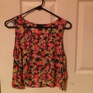 Flowered tank top