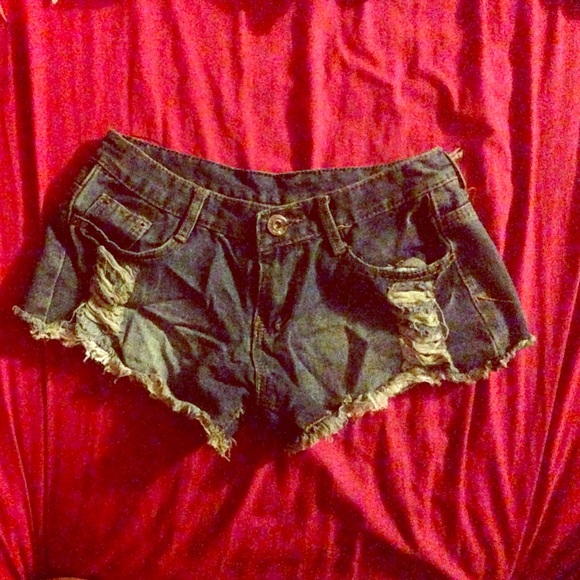 Denim shorts