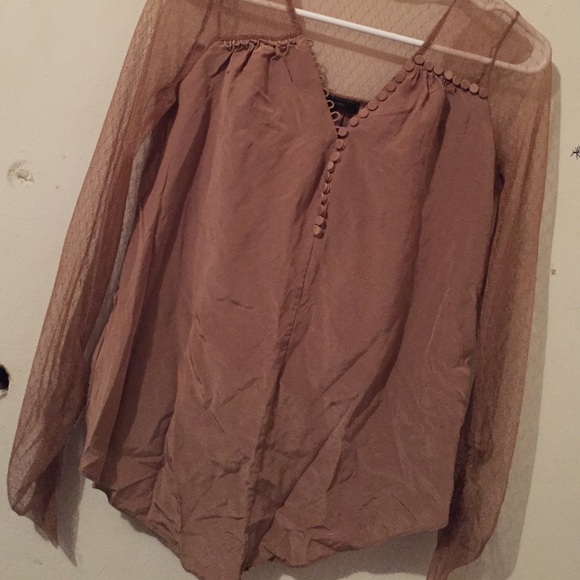 BCBG MaxAzria brown top