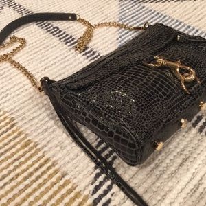 🎉HP🎉 Rebecca Minkoff Croc Embossed Mini M.A.C