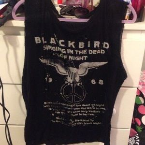 Beatle's lyrics shirt