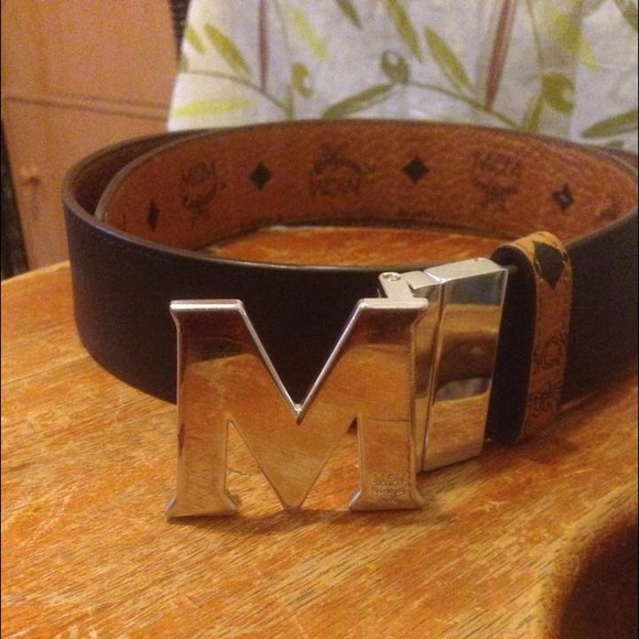 MCM "M" Reversible Belt Black *Reserved*