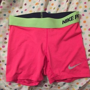 Nike Pro spandex shorts