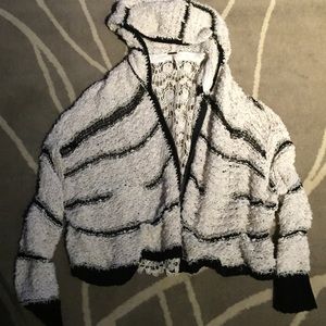 Free People Hooded Cardigan Sweater