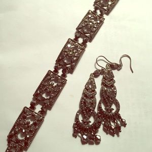 bracelet & earrings