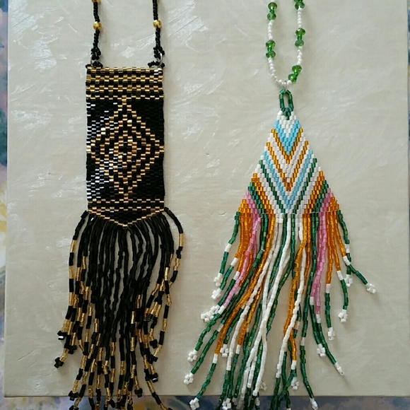 Handmade beaded necklace