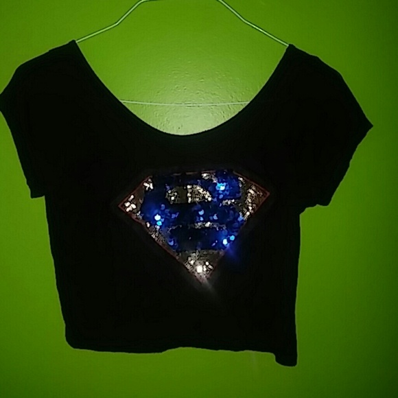 Superman Crop Top