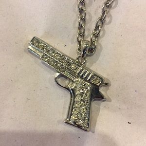 Sparkling Gun necklace