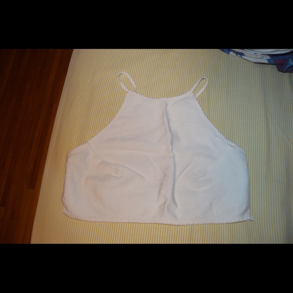 Sabo skirt backless crop top