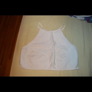 Sabo skirt backless crop top