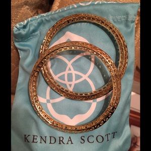 Kendra Scott 14k Gold Plated Bangles, NWOT