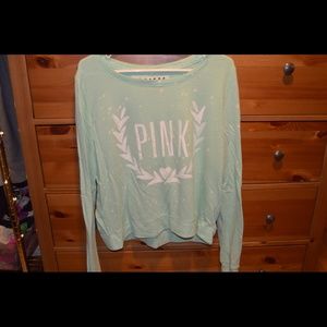 PINK off the shoulder pullover