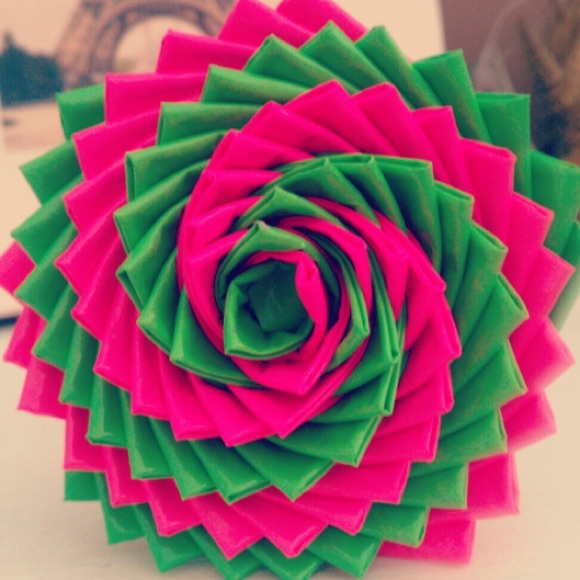 cute duct tape flower pens - Picture 3 of 4