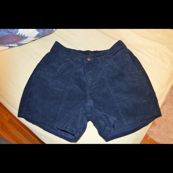 American Apparel high waisted corduroy shorts