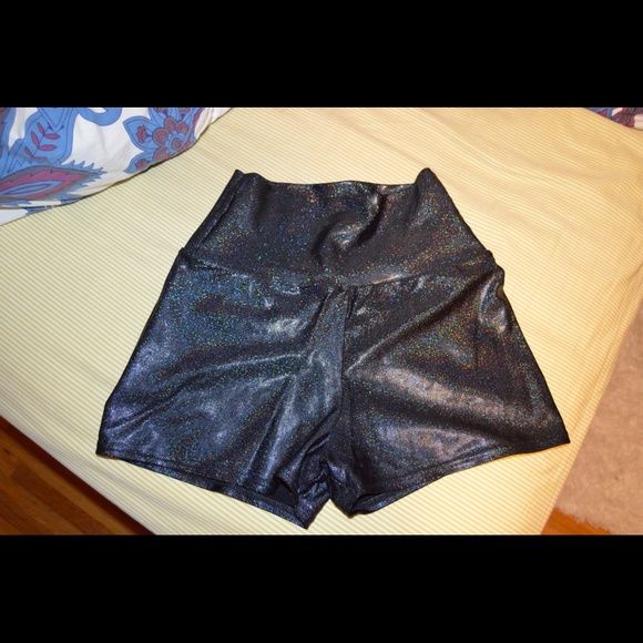 American Apparel high waist iridescent spandex