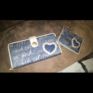 Coach wallet and id set.