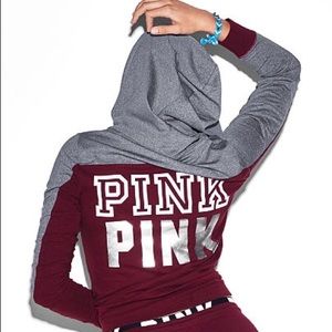 PINK New Perfect Funnel Neck Full-Zip Hoodie