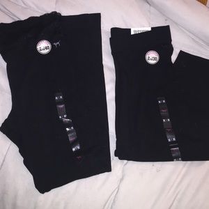 ONE pair of lace waist VS Pink Leggings