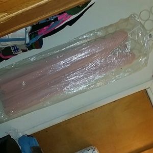 Long pink beautiful dress from David Bridal Store