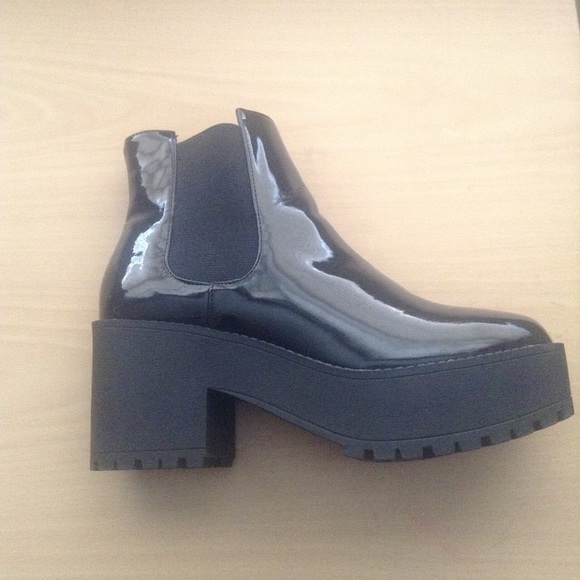 Patent Leather Platforms