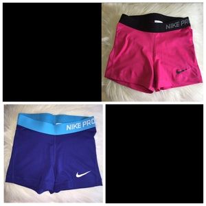Bundle of Nike Pro Dri-Fit Spandex Shorts