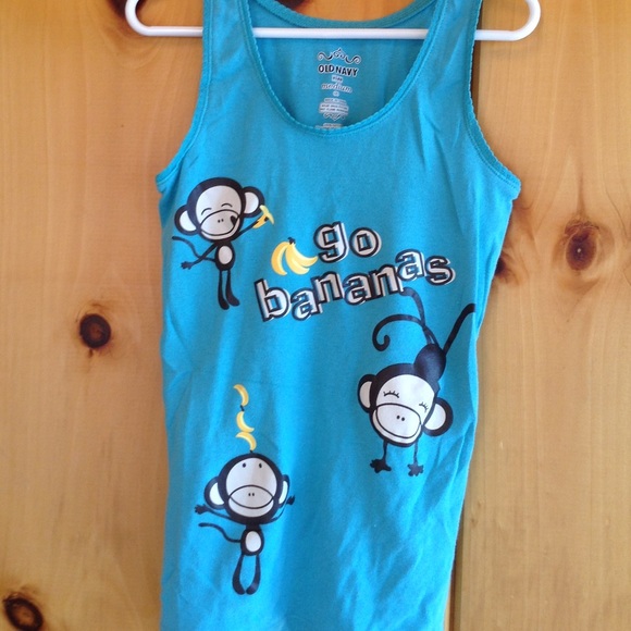 Blue monkey top