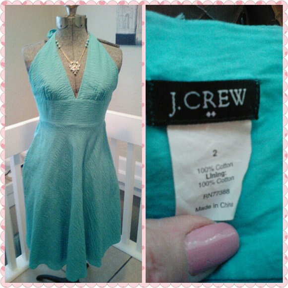 J.Crew Halter Dress - Picture 2 of 2