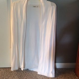 White open cardigan
