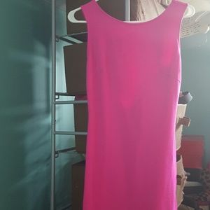 Pink midi dress