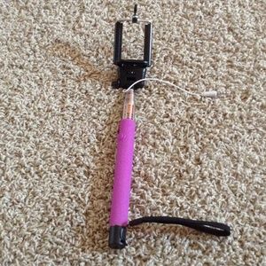 Purple selfie stick
