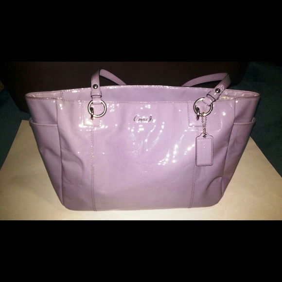 Coach lilac tote