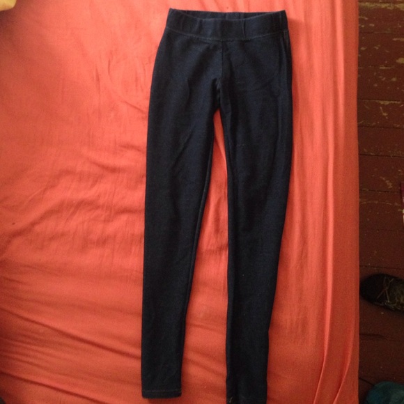 Denim style leggings