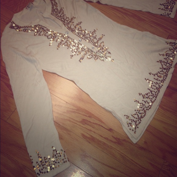 Sequined shirt