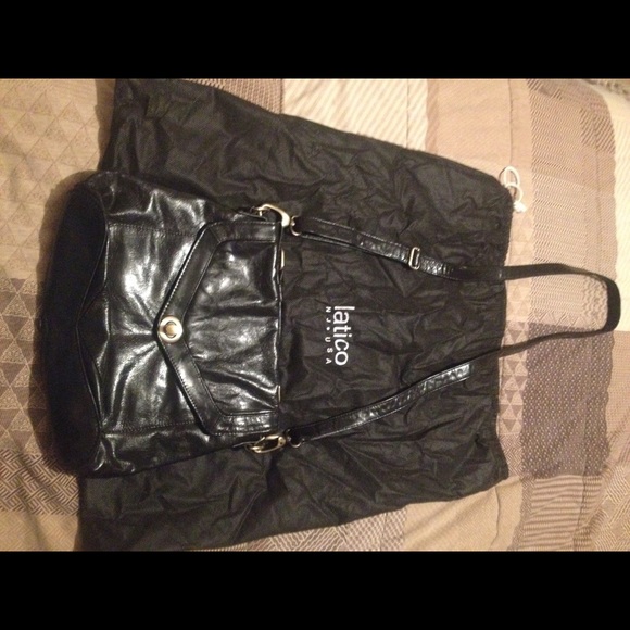 Black cross body Latico bag
