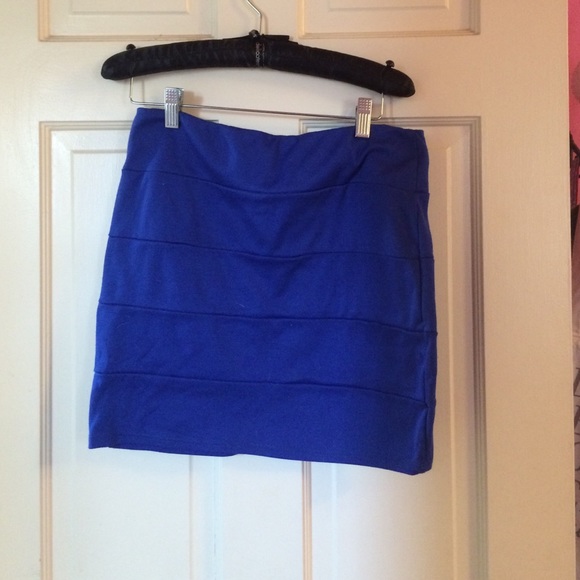 Blue skirt