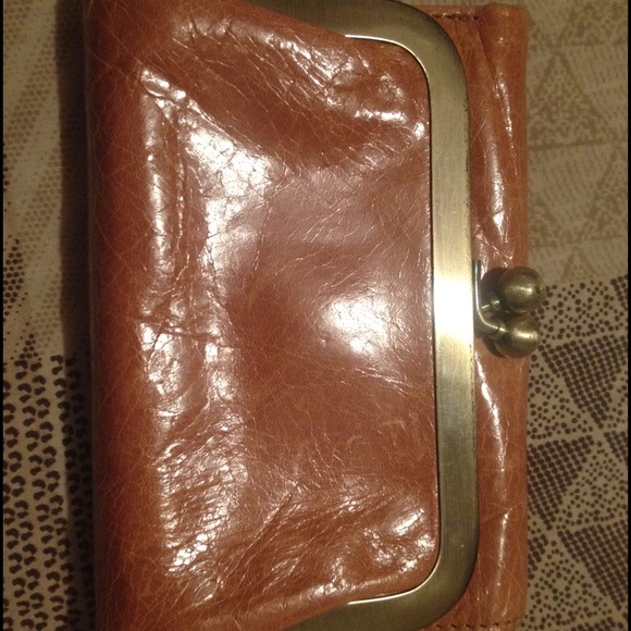 Brown hobo wallet
