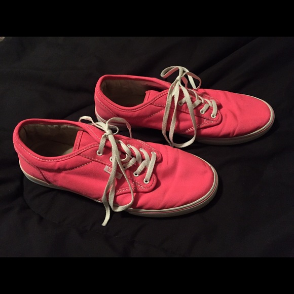 Size 6.5 pink vans
