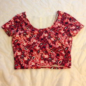 Red Crop Top