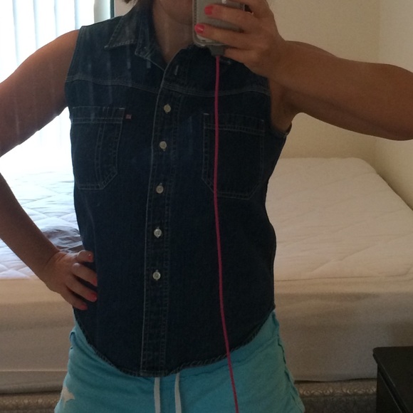 Adorable jean vest! - Picture 2 of 4