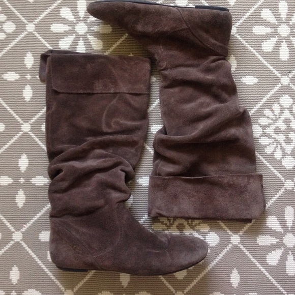 Brown Leather Gianni Bini boots