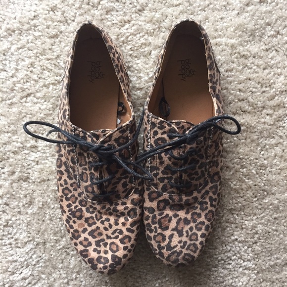 Cheetah Print Oxfords